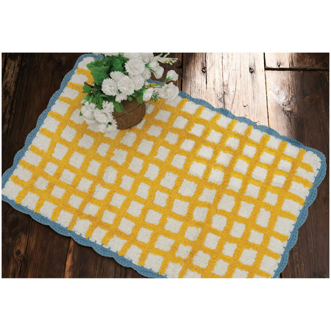 Atelier 17 "Dolly" Gingham Bath Mat 50x80 cm 3 variations (1 unit)