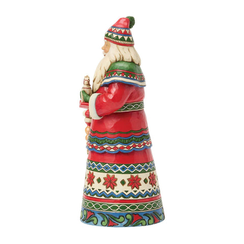 Enesco Statuina Babbo Natale con cavallo, Jim Shore 8.5x8.5xH20 cm