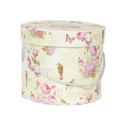 CLAYRE & EEF Set 3 cappelliere a fiori Ø 23x20 / Ø 20x17 / Ø 17x14 cm