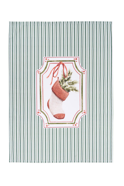 Nuvole di Stoffa Set natalizio strofinaccio + mestolo "MAGIC NOEL" cotone 50x70 cm 6 varianti (1 unità)