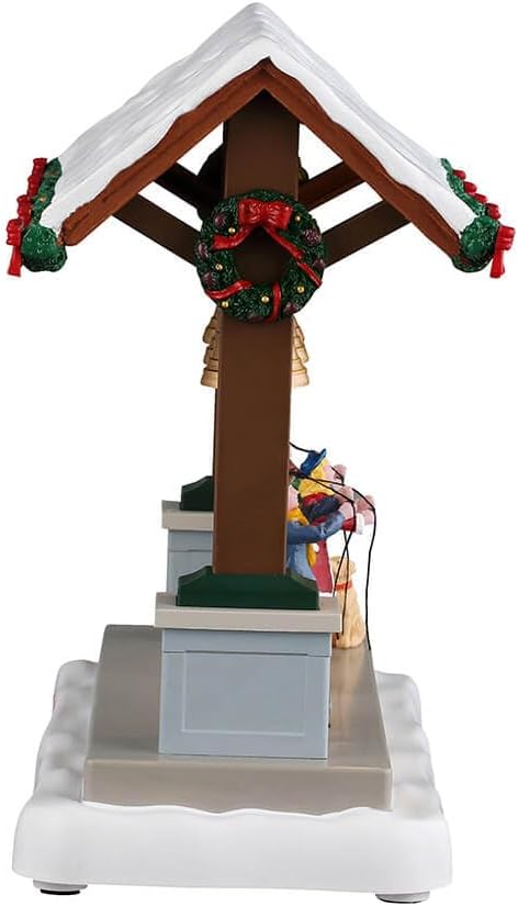 LEMAX Edificio in movimento "Christmas Bells Are Ringing" H19.4x20.6x10.7 cm