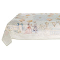 Blanc Mariclò Tovaglia rettangolare di pasqua in cotone "Rococo" 160x220 cm - Angelica Home Stabia