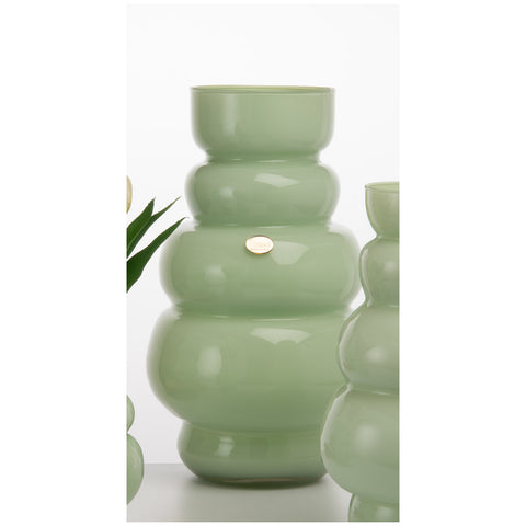 Divina Collection Vaso maxi in vetro "Aurora" D13xH37 cm 2 varianti(1 unità)