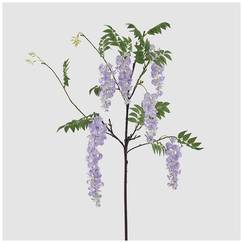 EDG Ramo Glicine Chic con foglie artificiale H100 cm 2 varianti(1pz) - Angelica Home Stabia