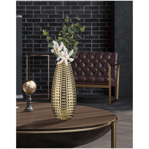 Bongelli Preziosi Diamonds Flower Vase, Made in Italy, H35 cm