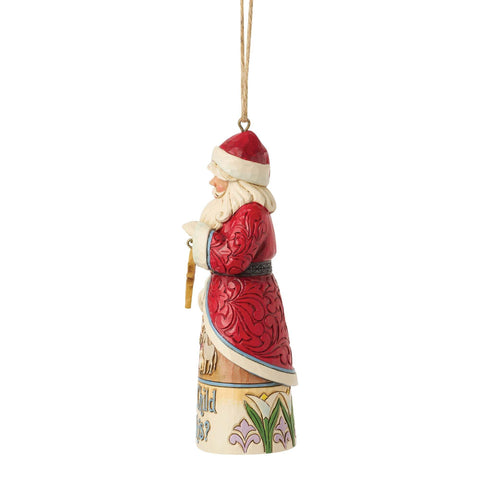 Enesco Babbo Natale decoro in resina per Albero 6.5x4.5xH12.5 cm