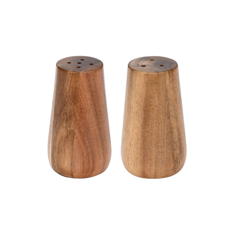 Estia Home Ensemble Salière et Poivrière en bois d'acacia 4.6xH8 cm