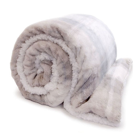 Plaid écossais Unique Living « Larsson » 150 x 200 cm, 3 variantes (1 unité)