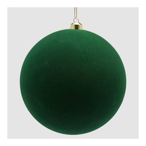 EDG Enzo De Gasperi Box 3 sfere di natale da appendere in velluto D20 cm 3 varianti (3 unità)