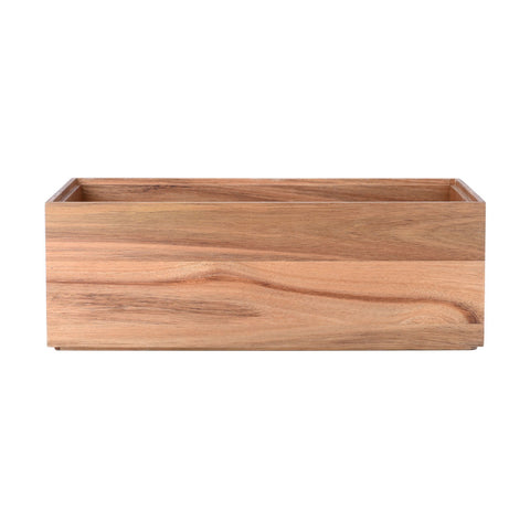 Estia Home Scatola Porta oggetti / Organizer in legno impilabile "Allure" 35x12xH20 cm