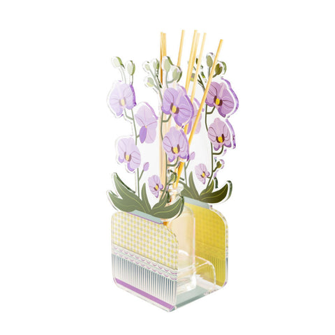 Vesta Profumatore per ambienti piccolo, Orchidea in cristallo acrilico 100 ml