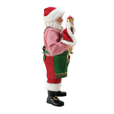 Department 56 Possible Dreams Babbo Natale "Nutcracker King" 30.5x24.5xH62.5 cm