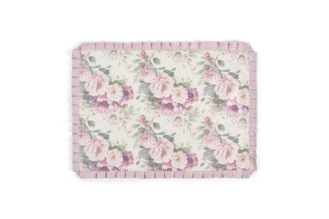 Nuvole di Stoffa Set 2 Tovagliette americane resinate con frill "Garden Chic" 39x54 cm - Angelica Home Stabia