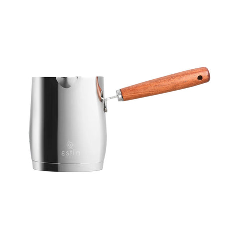 Estia Home Caffettiera Mokka in acciaio inox con manico 345 ml