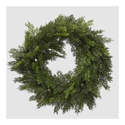 EDG Thuja Christmas wreath with berries Door Decor D50 cm