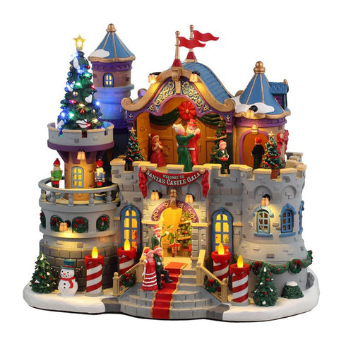 LEMAX Building in motion and music "Santa's Castle Gala" H24.5 x 27.5 x 17 cm