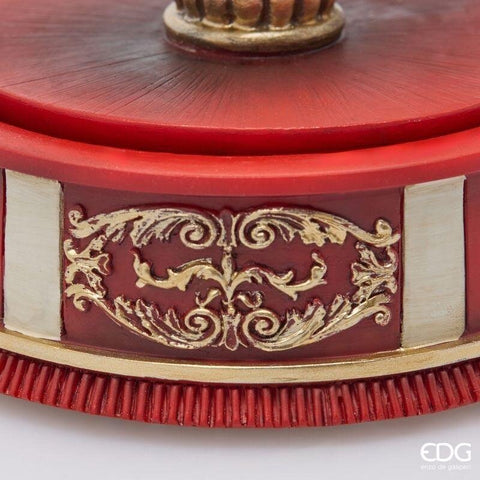 EDG Carousel horse musical box carousel decoration polyresin D12 H24 cm