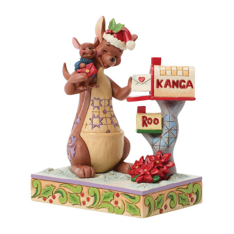 Enesco Disney Statuina di natale Kanga e Roo H13 cm