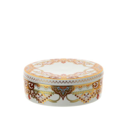Boîte décorative en porcelaine Hervit « Thay » D12xH4,5 cm