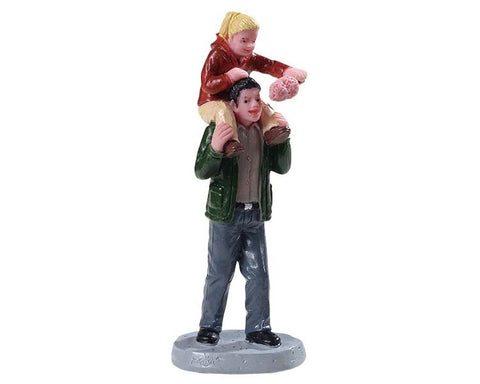 LEMAX Personaggio "Sharing Cotton Candy" H8.3x3.2x2.6 cm