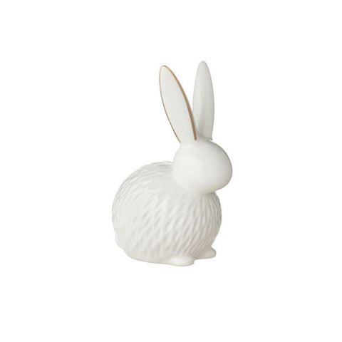 Figurine de lapin de Pâques en céramique The Art of Nacchi, 8 x 9 x H 14 cm