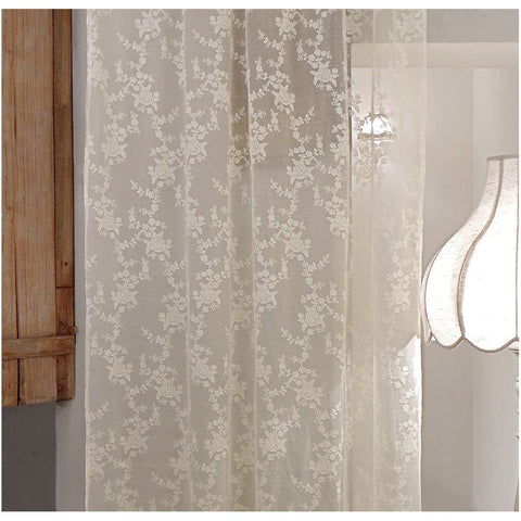 Rideau en dentelle de verre « Ciel » L'Atelier 17 45x140 cm 2 variantes (1 unité)