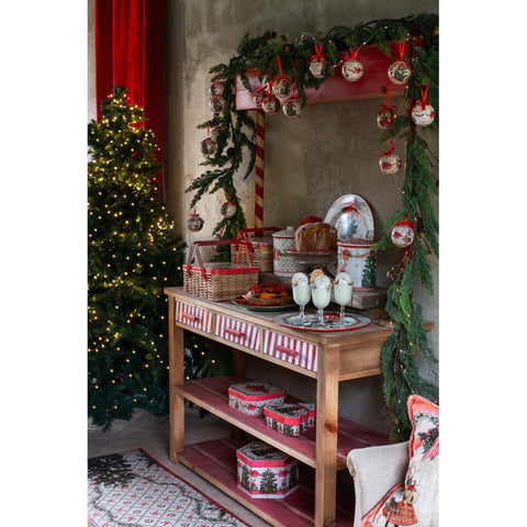 Blanc Mariclò Box Set of 5 Christmas Fairy Tree Baubles" D7.5 cm