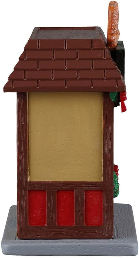 LEMAX Edificio Negozio "Pretzels" in resina H12.7x11.4x7.2 cm