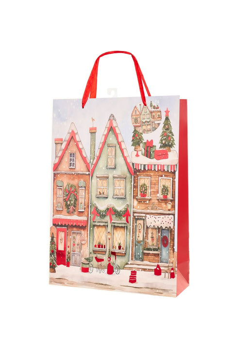 Nuvole di Stoffa Borsa natalizia in carta Sacchetto regalo 30x42 cm
