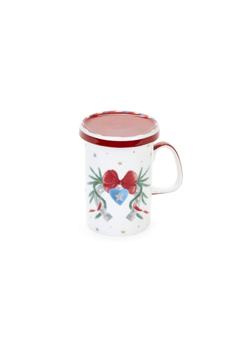 Cloth Clouds Christmas Mug "Carousel" 380 ml 2 variants (1 unit)