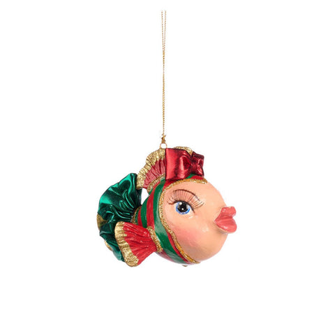 GOODWILL Pesciolina addobo in resina per albero di natale 11 cm 2 varianti(1 unità)