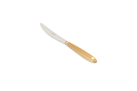 Nuvole di Stoffa Set 24 posate in acciaio inox servizio per 6 persone manico giallo