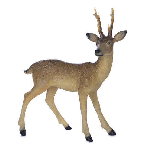 Statue de Noël GOODWILL Renne / Biche en résine 55,5 cm 2 variantes (1pc)