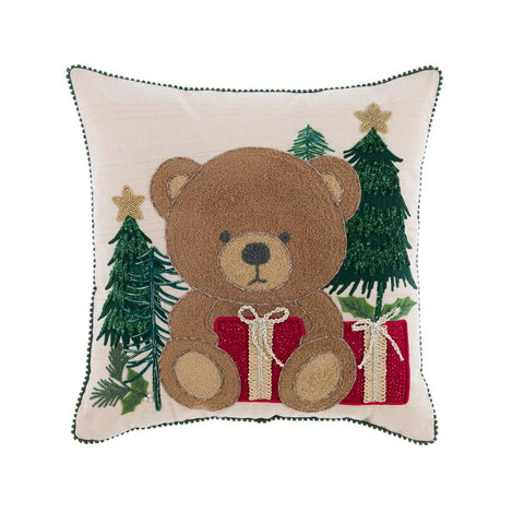 CUSHION WITH APPLIQUÉS