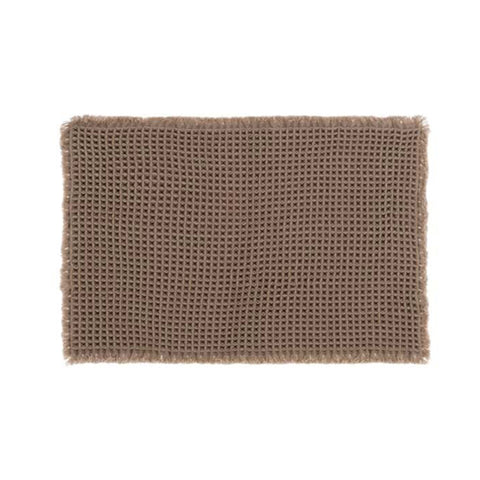 Tapis de bain antidérapant Blanc Mariclò « Waffle » 45 x 70 cm, 3 couleurs (1 pièce)