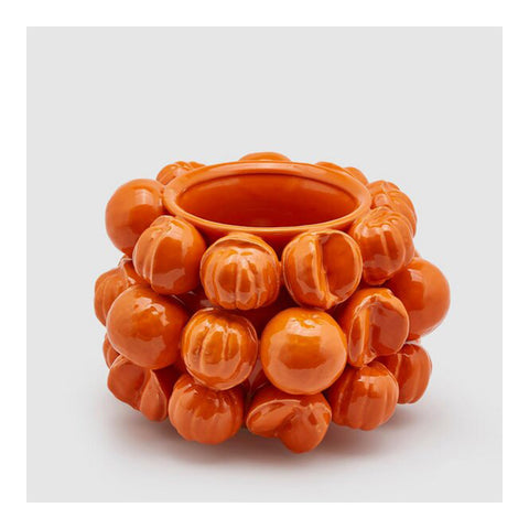 Edg - Vase Enzo de Gasperi aux mandarines en céramique "Chakra" D28xH19 cm