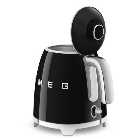 SMEG Smeg Mini Kettle in black stainless steel, 50s 200x200x152mm