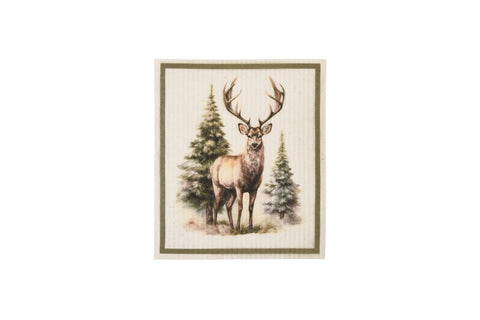 Cloth Clouds Set of 6 Christmas Sponges "Enchanted Forest" 17.2x19.4 cm