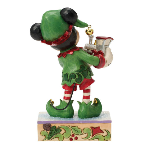 Enesco Disney Statuina di natale Topolino elfo "Special Edition" H19.5 cm