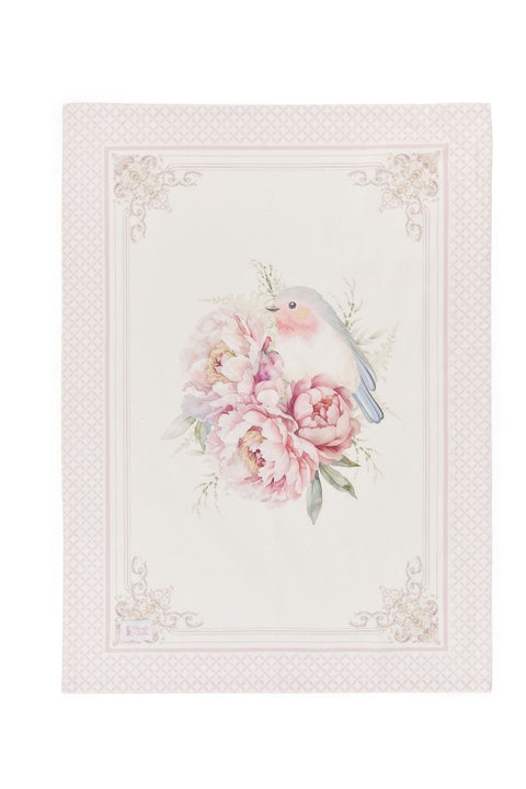 Toile de coton à motifs de nuages ​​et de fleurs « Fiorirà » 50x70 cm 2 variantes (1 unité)