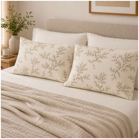 Bianco Perla Set 2 federe in cotone 50x80 cm 7 varianti(2 unità)