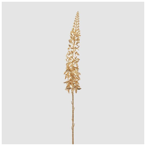 EDG - Enzo De Gasperi Ramo natalizio foglie oro eremurus H106 cm