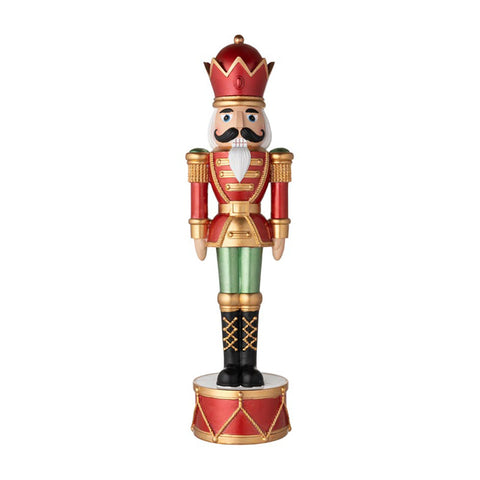 L'arte di Nacchi Statuina schiaccianoci resina 13x13x50,5 cm
