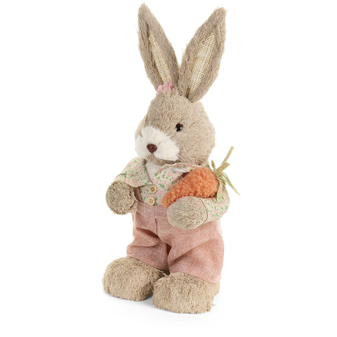 Nuvole di Stoffa Statuina Coniglio pasquale H40 cm "PePen" 2 varianti(1 unità)