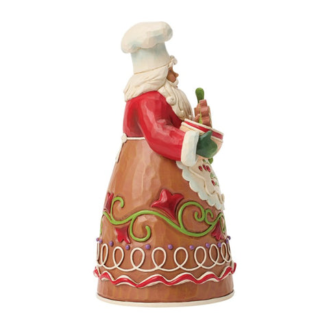 Enesco Statuina Babbo Natale Cuoco "Gingerbread Pastry" 12x11.5xH21 cm