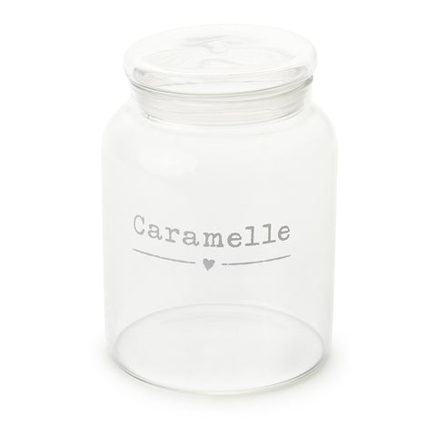 Nuvole di Stoffa Barattolo per caramelle in vetro "My Home" 11.5xH14 cm