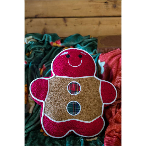 L'Atelier 17 Cuscino di natale Pan di zenzero "Gingerbread" H45 cm 3 varianti(1 unità)
