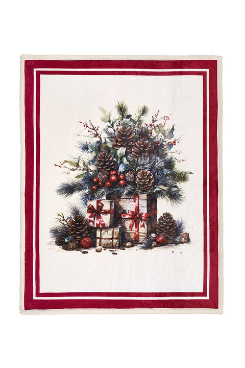 Pack Nuages ​​en tissu écossais + « Noël approche » 3 variantes (1 unité)