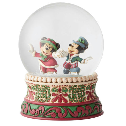 Boule à neige Enesco Mickey et Minnie "Jim Shore" 11x11xH15,9 cm