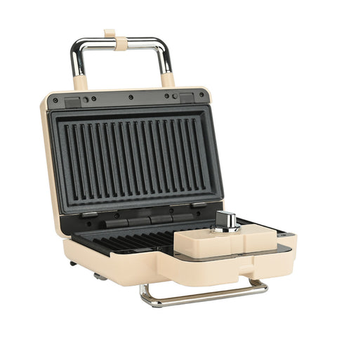 Estia Home Tostapane elettrico 2 Fette in acciaio Retro crema "Epoque" 800W